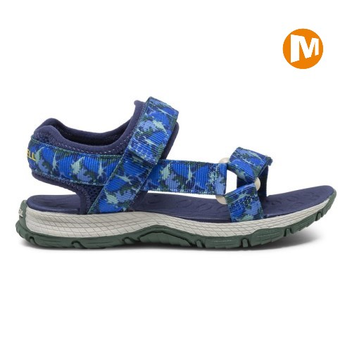 Merrell Kahuna Web Sandalen Kinder Blau [DE-QUKEC]